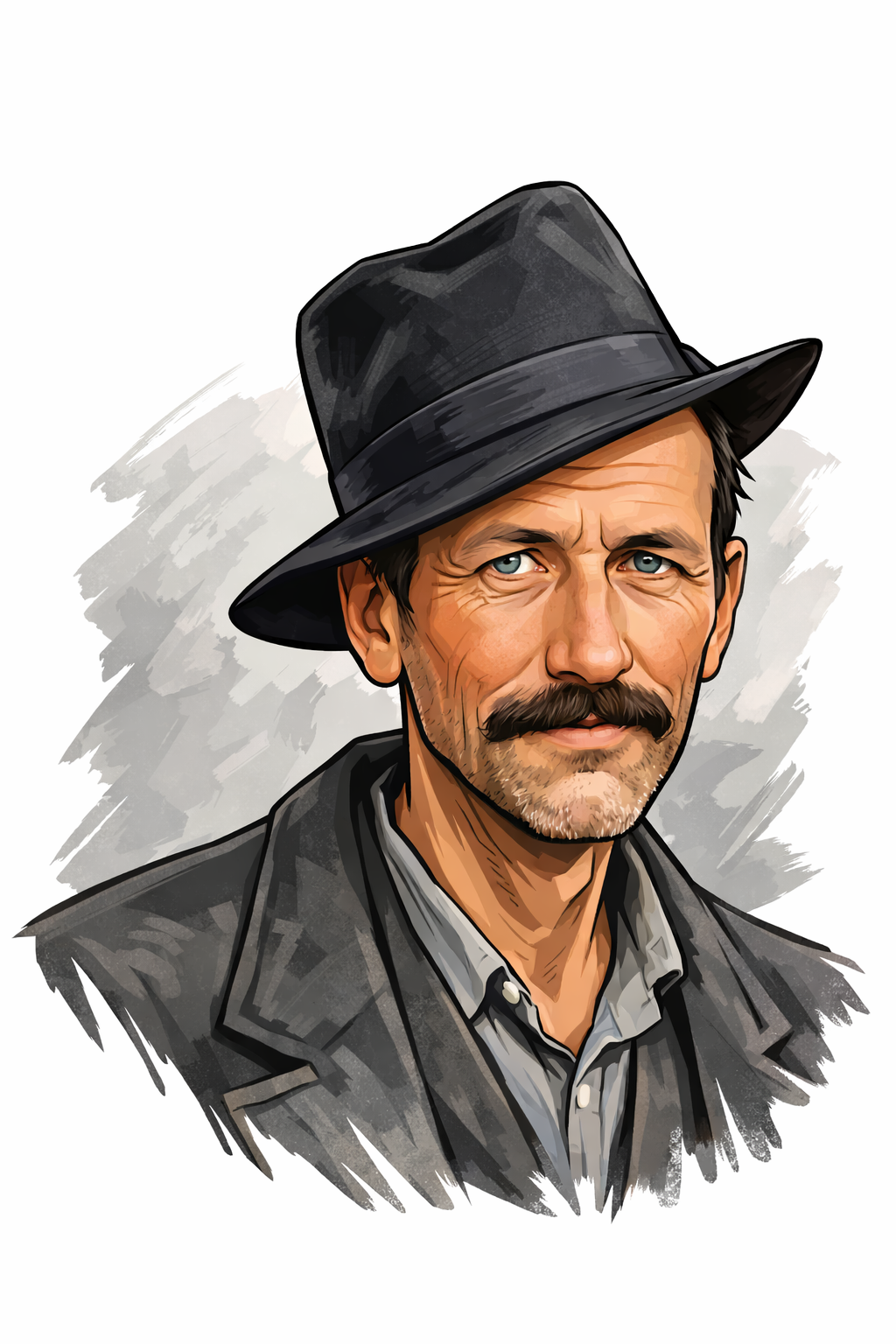 Rezin Price caricature